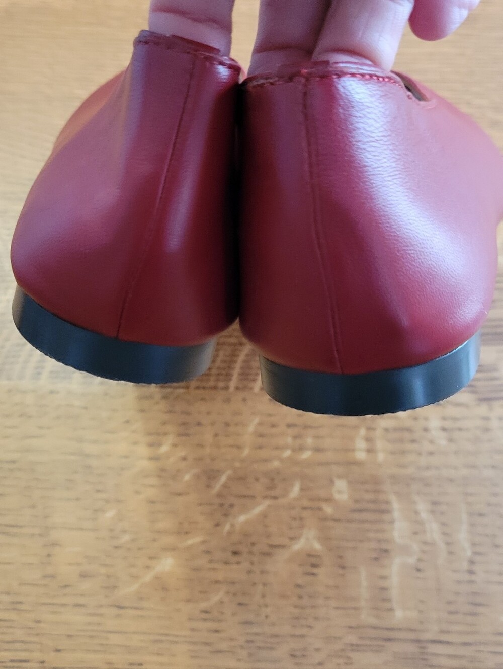 Madewell Mylie Leather Ballet Flats - Red - Picture 8 of 11